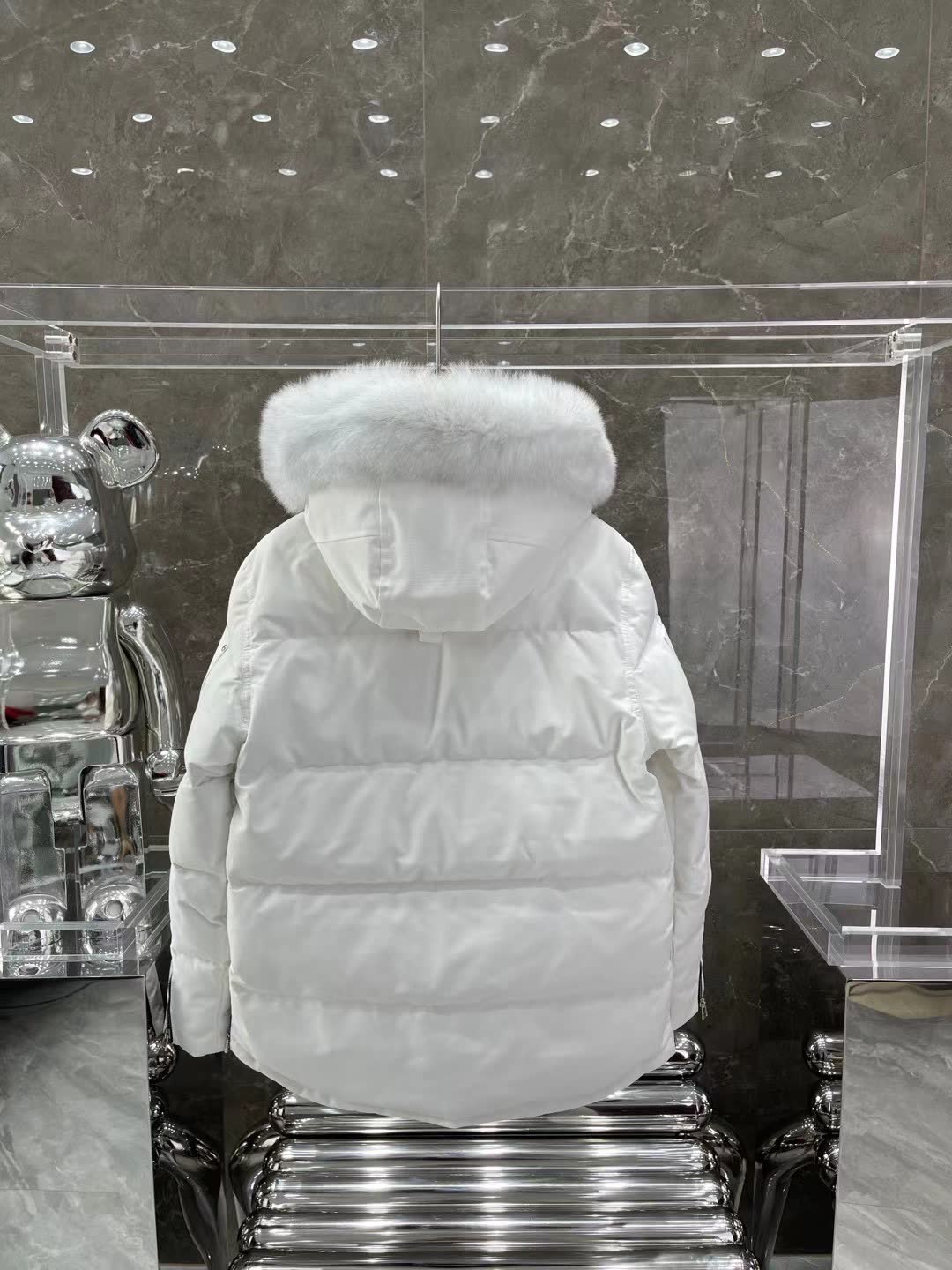 Moose Knuckles Fur Hooded Down Jacket Moose Knuckles Fur Hooded Down Jacket